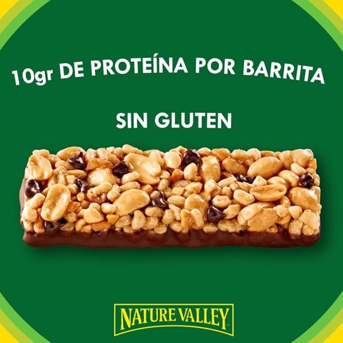 Nature Valley Protein Peanut & Chocolate Gluten Free Cereal Bars 26 x 40g - Image 6