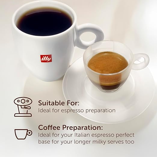 illy Coffee - Classico Ground Coffee - Medium Roast - 100% Arabica Coffee - Ideal for Espresso Preparation - 250g Tin - Image 2